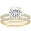 18KY Moissanite Valencia Diamond Bridal Set (5/8 ct. tw.), smalltop view