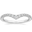 Platinum Tapered Flair Diamond Ring (1/3 ct. tw.), smalltop view