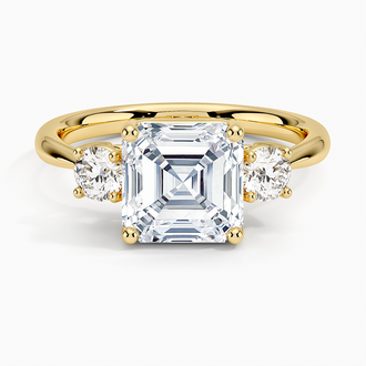 Serena Three Stone Diamond Ring - Brilliant Earth