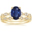 18KY Sapphire Tiara Diamond Bridal Set (1/5 ct. tw.), smalltop view