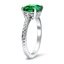 Filigree and Hand Engraved Emerald Ring, smallview