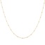 14K Yellow Gold Zoe Bead Station 16 in. Chain, smalladditional view 1