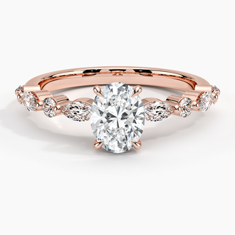 14K Rose Gold Versailles Diamond Ring (1/3 ct. tw.)