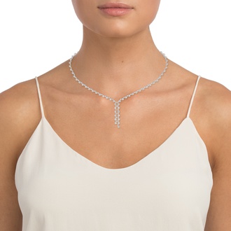 Bolo Style Diamond Necklace