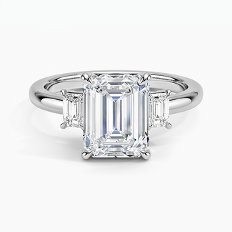 Rhiannon Three Stone Diamond Ring - Brilliant Earth