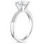18K White Gold Dawn Diamond Ring, smallside view