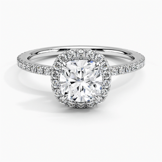 Waverly Halo Diamond Ring - Brilliant Earth