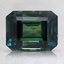 8.3x6.5mm Premium Teal Emerald Sapphire