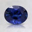 7.6x6.1mm Super Premium Blue Oval Sapphire