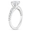 18KW Moissanite Luciana Diamond Ring (1/2 ct. tw.), smalltop view
