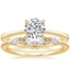 18K Yellow Gold Elle Ring with Yvette Diamond Ring