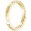 18K Yellow Gold 2.5mm Hammered Quattro Wedding Ring, smallside view