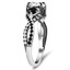 Luxe Black Diamond Twist Ring, smallview