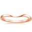 14K Rose Gold Grace Contoured Ring, smalltop view