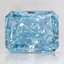 2.32 Ct. Fancy Vivid Blue Radiant Lab Created Diamond