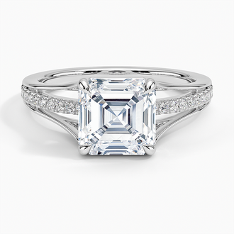 Tressa Split Shank Diamond Ring - Brilliant Earth