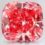 4.08 Ct. Fancy Vivid Pink Cushion Lab Created Diamond