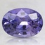 9.3x6.7mm Unheated Purple Oval Sapphire