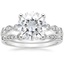 PT Moissanite Tiara Diamond Bridal Set (1/5 ct. tw.), smalltop view