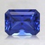 8x6mm Blue Radiant Lab Created Sapphire