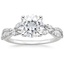 PT Moissanite Luxe Willow Diamond Ring (1/4 ct. tw.), smalltop view