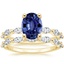 18KY Sapphire Joelle Diamond Bridal Set (3/4 ct. tw.), smalltop view