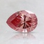 0.82 Ct. Fancy Vivid Orangy Pink Pear Lab Created Diamond