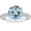 Aquamarine Luxe Sienna Diamond Ring (1/2 ct. tw.) in Platinum