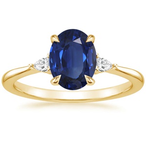 Sapphire Aria Diamond Ring (1/10 ct. tw.) in 18K Yellow Gold