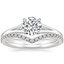 Platinum Lena Diamond Ring with Flair Diamond Ring