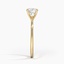 18K Yellow Gold Aimee Solitaire Ring, smallside view
