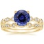 18KY Sapphire Tiara Diamond Bridal Set (1/5 ct. tw.), smalltop view