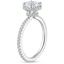 Platinum Gala Diamond Ring, smallside view