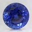 8.5mm Blue Round Lab Grown Sapphire