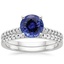 18KW Sapphire Sonora Diamond Bridal Set (1/4 ct. tw.), smalltop view