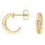 18K Yellow Gold Fairmined Tierra Diamond Hoop Earrings, smalladditional view 1