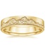 Yellow Gold Everest Wedding Ring