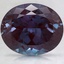 12.1x10.2mm Color Change Oval Lab Created Alexandrite