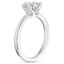 18KW Moissanite Esme Solitaire Ring, smalltop view