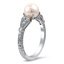 Engraved Pearl and Diamond Ring, smallview