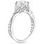 18KW Morganite Zinnia Diamond Ring (1/3 ct. tw.), smalltop view