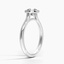 18KW Sapphire Luna Ring, smalltop view