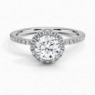 Platinum Waverly Diamond Ring (1/2 ct. tw.)