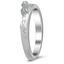 Mount Pilatus Wedding Ring with Aquamarine Accent, smallview