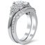 Contoured Pave Milgrain Diamond Wedding Ring, smallview