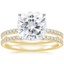 18KY Moissanite Luxe Ballad Bridal Set (1/2 ct. tw.), smalltop view