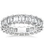 Emerald Eternity Diamond Ring (6 ct. tw.) in Platinum