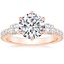 14K Rose Gold Gramercy Diamond Ring (3/4 ct. tw.), smalltop view