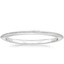 Aimee Milgrain Wedding Ring in Platinum