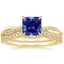 18KY Sapphire Petite Twisted Vine Contoured Diamond Bridal Set (1/3 ct. tw.), smalltop view